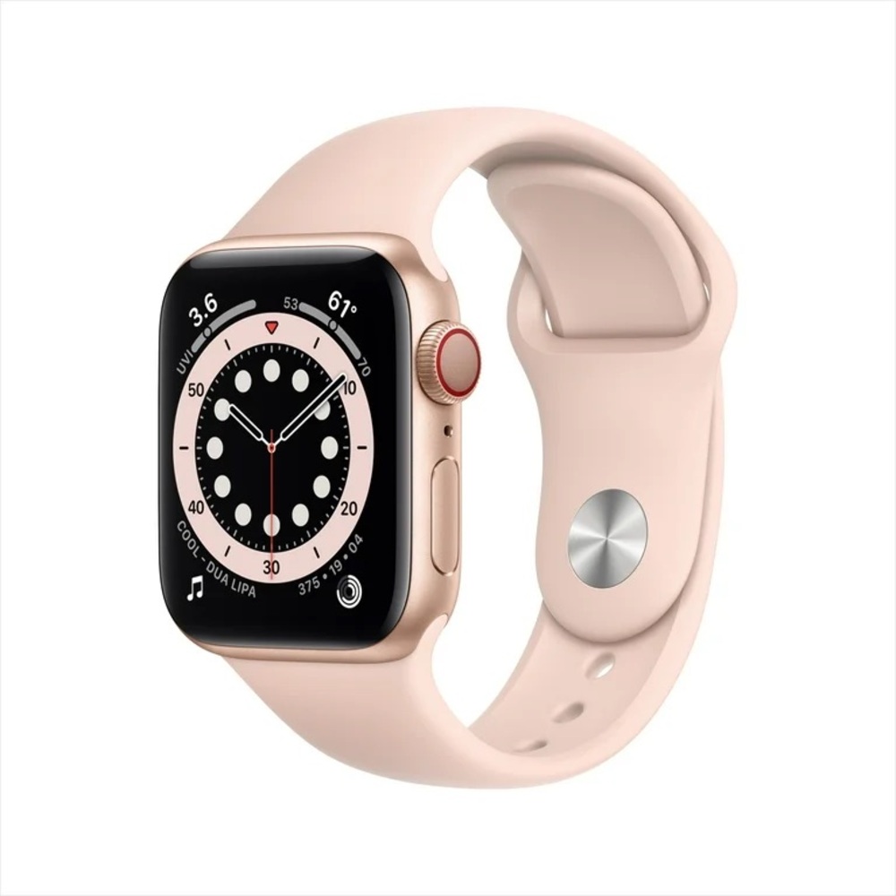 Apple Watch Series 6, 40mm, GPS/Bluetooth, Rose Gold with Accessories